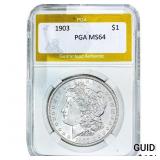 1903 Morgan Silver Dollar PGA MS64