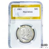 1963 Franklin Half Dollar PGA MS66