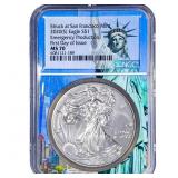 2020[S] Silver Eagle NGC MS70
