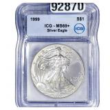 1999 Silver Eagle ICG MS69+