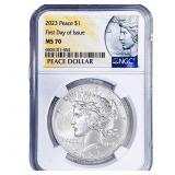 2023 Silver Peace Dollar NGC MS70