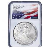 2022-W Silver Eagle NGC MS69 Burnished