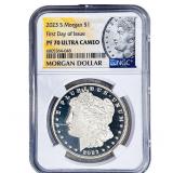 2023-S Morgan Silver Dollar NGC PF70 Ultra Cameo