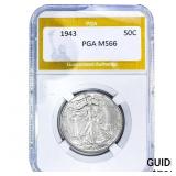 1943 Morgan Silver Dollar PGA MS66