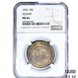 1936 Albany Half Dollar NGC MS66