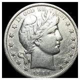 1901 Silver Barber Half Dollar NEARLY UNCIRCULATED