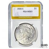1926-S Silver Peace Dollar PGA MS63