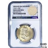 1952-S Franklin Half Dollar NGC BU Orig. Bag Frag.
