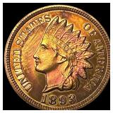 1893 Indian Head Cent GEM PROOF