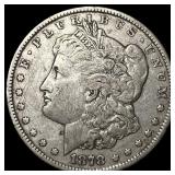 1878 Silver Morgan Dollar NEARLY UNCIRCULATED