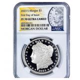 2023-S Morgan Silver Dollar NGC PF70 Ultra Cameo
