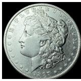1897-O Silver Morgan Dollar NEARLY  UNCIRCULATED