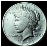 1921 Silver Peace Dollar LIGHTLY CIRCULATED
