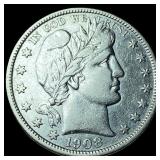 1908-D Silver Barber Half Dollar NEARLY  UNCIRCUL