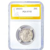 1919-S Standing Liberty Quarter PGA XF40