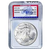 2012-S Silver Eagle IGS MS70