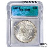 1884-O Morgan Silver Dollar ICG MS65
