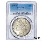 1890-S Morgan Silver Dollar PCGS MS62