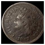 1867 Indian Head Cent NICELY CIRCULATED