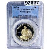 1982-S Geroge Washington 250th Birthday Silver 50C