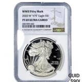 2020-W Silver Eagle NGC PF69 Ultra Cameo