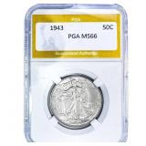 1943 Morgan Silver Dollar PGA MS66