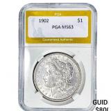 1902 Morgan Silver Dollar PGA MS63