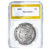 1894 Morgan Silver Dollar PGA XF45+