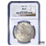 1883 Morgan Silver Dollar NGC MS63