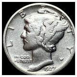 1927-D Silver Mercury Dime CLOSELY  UNCIRCULATED