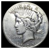 1928 Silver Peace Dollar LIGHTLY CIRCULATED
