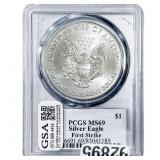 2017 Silver Eagle PCGS MS69 Trump