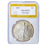 1997 Silver Eagle PGA MS70