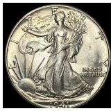 1941 Silver Walking Liberty Half Dollar UNCIRCULAT