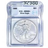 1999 Silver Eagle ICG MS69+