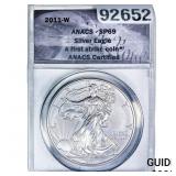 2011-W Silver Eagle ANACS SP69