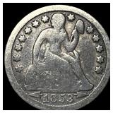 1853-O Seated Liberty Dime (Arrows) LIGHTLY CIRCUL
