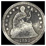 1852-O Silver Half Dime LIGHTLY CIRCULATED