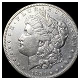 1884-S Silver Morgan Dollar NEARLY UNCIRCULATED