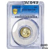 1959-D Roosevelt Dime PCGS MS67 FB