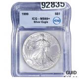 1999 Silver Eagle ICG MS69+
