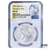 2023 Silver Peace Dollar NGC MS70
