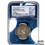 1787 Mailed Bust Left Connecticut Copper Token NGC