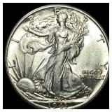 1943 Walking Liberty Half Dollar GEM BU