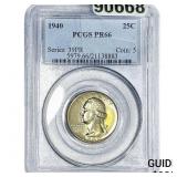 1940 Washington Silver Quarter PCGS PR66