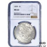1899 Morgan Silver Dollar NGC MS63