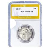 1919 Standing Liberty Quarter PGA MS64 FH
