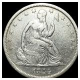 1844-O Silver Half Dollar NEARLY UNCIRCULATED