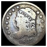 1833 Capped Bust Silver Half Dime NICELY CIRCULATE