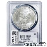 2017 Silver Eagle PCGS MS69 Trump